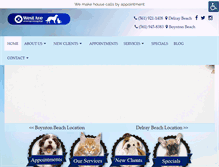 Tablet Screenshot of mobilevet2u.com